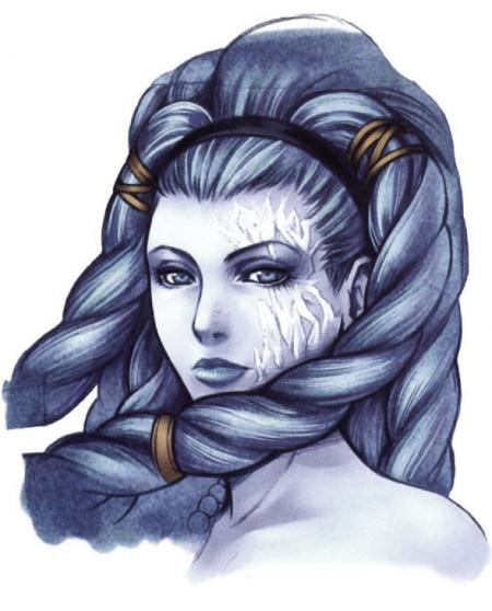 VISAGE BLEU