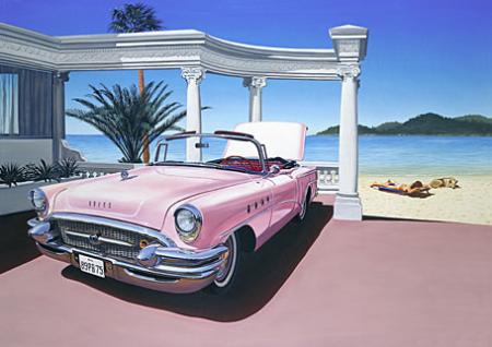 VOITURE ROSE